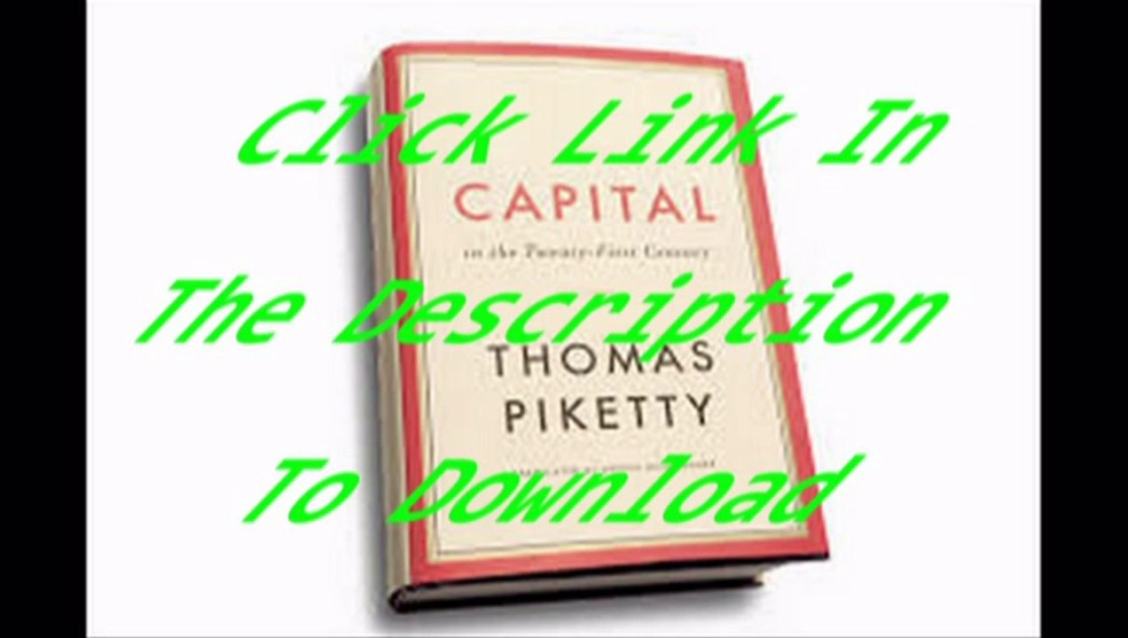 Capital in the Twenty-First Century [ Free PDF ]