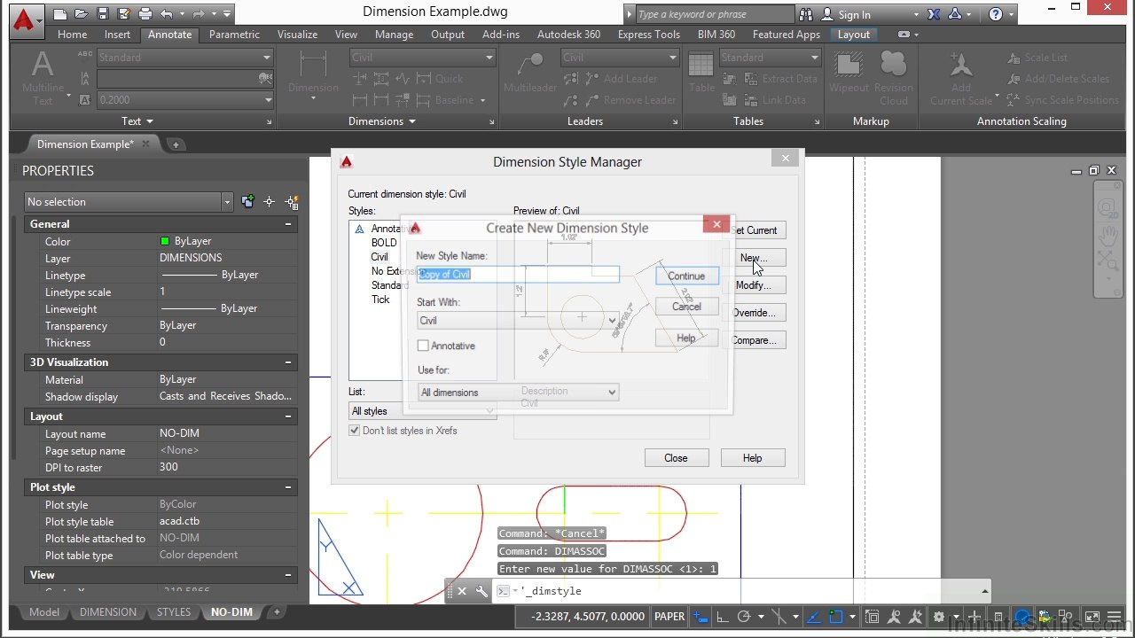 AutoCAD Advanced Dimensioning Tools And Settings