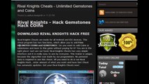 Rival Knights Hack 2014 Gemstones and Coins