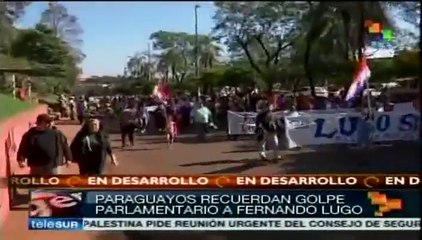 Sigue descontento social en Paraguay tras golpe de Estado a pdte. Lugo