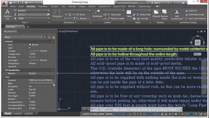 AutoCAD Multi Line Text Techniques