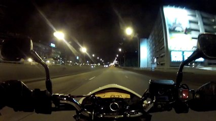 Paris by night 2012 en Honda Hornet - part 1