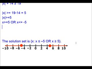 Maths Algebra Tutorial | Learning Absolute Value Inequality
