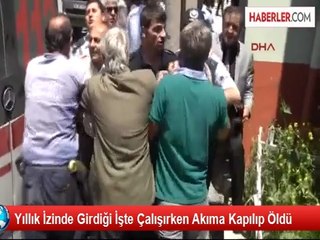 Elektrik Akımına Kapılan İşçi Öldü