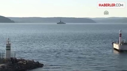 İspanya ve Kanada askeri gemileri, Çanakkale Boğazı'ndan geçti -