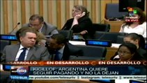 Argentina dispuesta a pagar su deuda, pero de forma justa