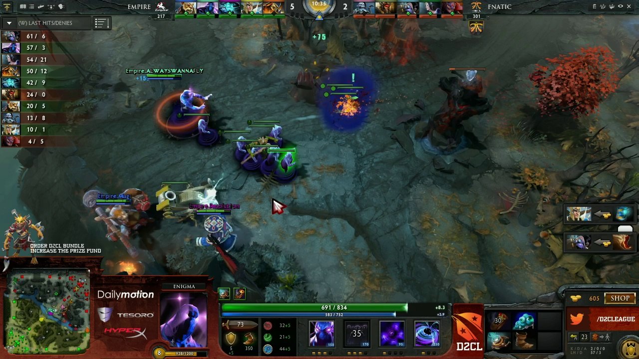Team Empire vs Fnatic Game 1 - D2CL Grand Final with @TobiWanDOTA & @syndereNDOTA
