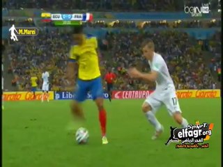 كعوب لاعبي الإكوادور أمام فرنسا