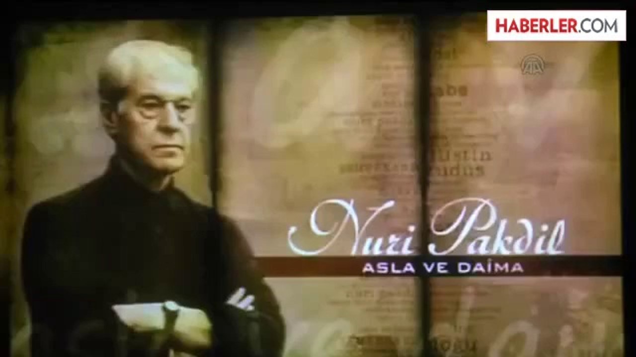 TDV'de "Nuri Pakdil" paneli -