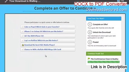 DOCX to PDF Converter Download [Instant Download]