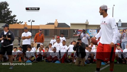 Kaepernick throws TD to 8-year-old