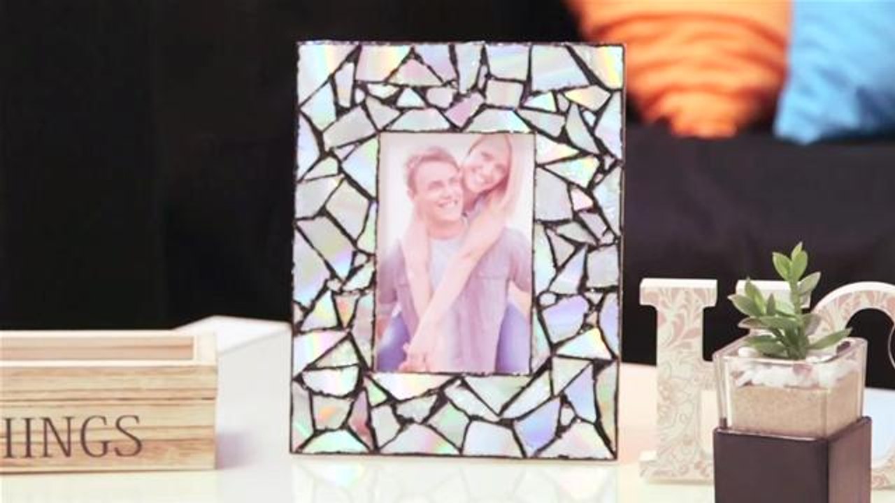 DIY CD Picture Frame