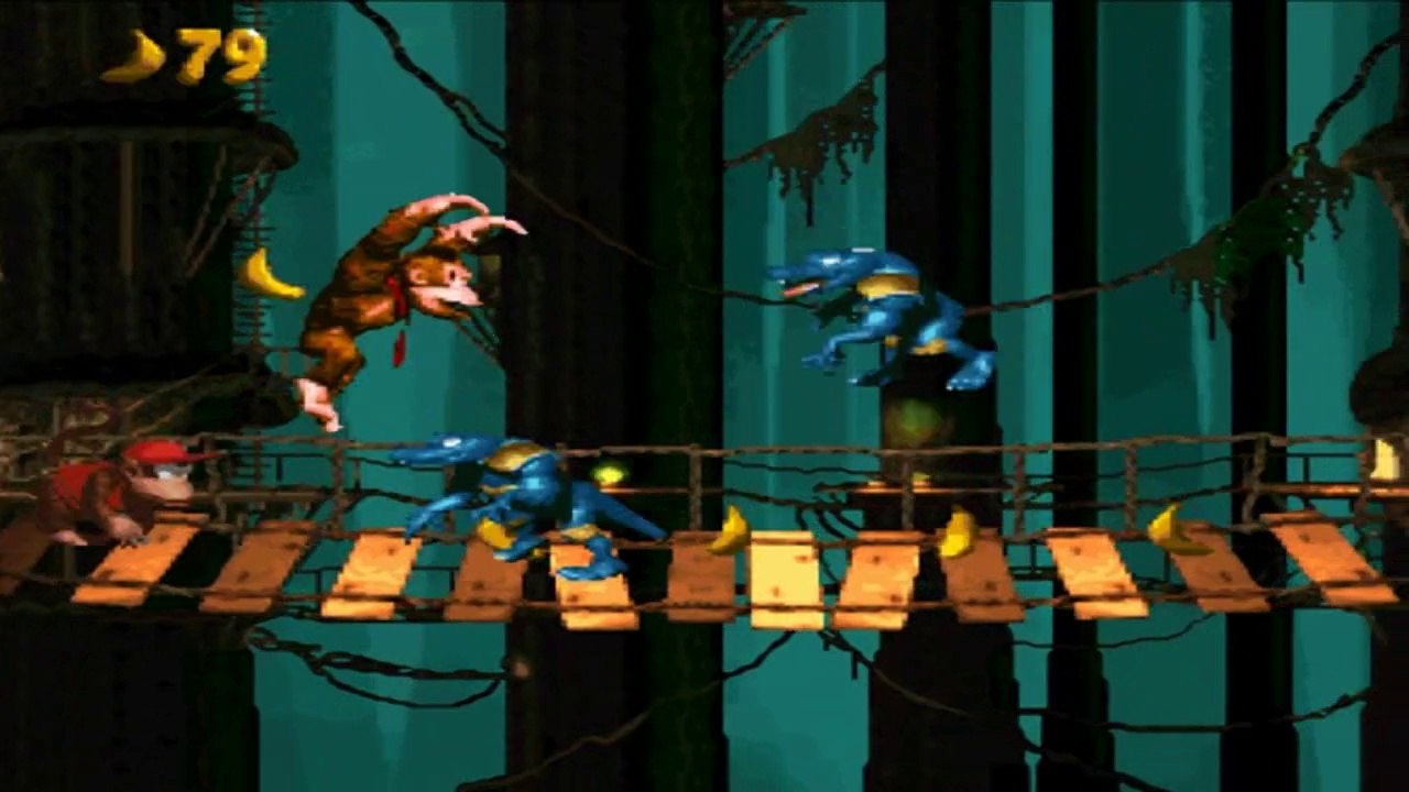 Donkey Kong Country - Vallée des Vignobles : Ville des cimes d'arbres