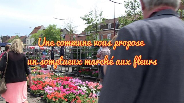 Une commune vous propose un marché aux fleurs pas comme les autres...