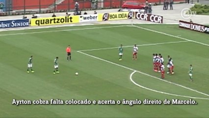 Relembre o gol de falta de Ayrton contra o Penapolense