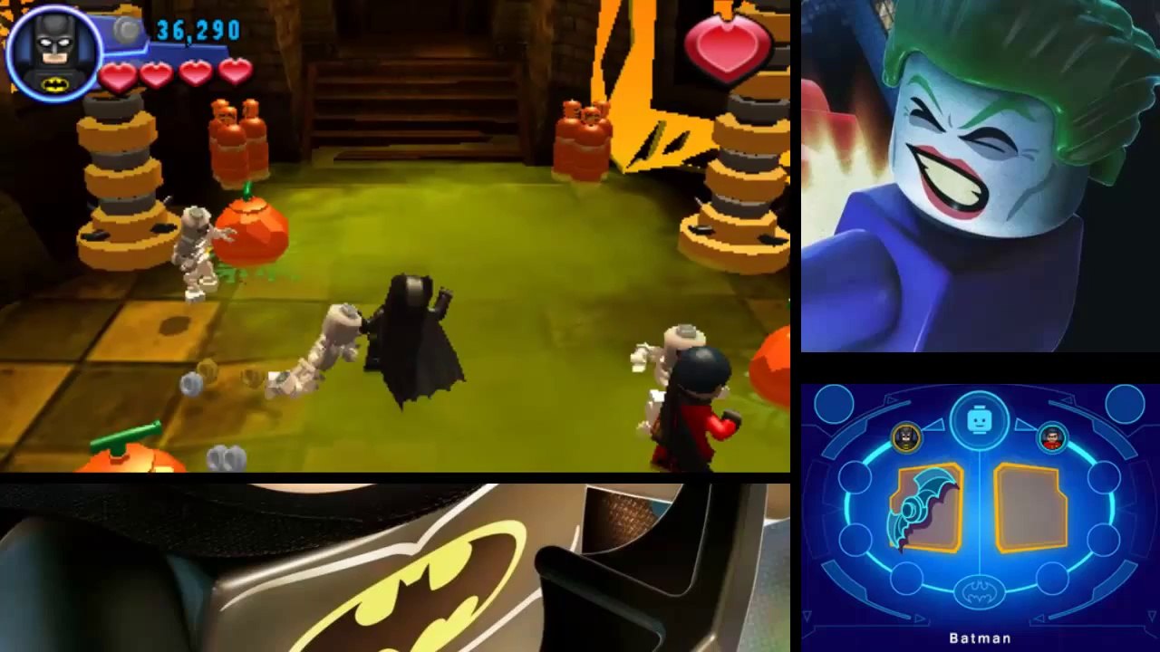 LEGO Batman 2  DC Super Heroes (3DS) - 100% Walkthrough Part 4 - Arkham Asylum