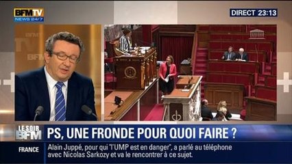 Le Soir BFM: Des frondeurs rétifs à voter le budget rectificatif 2014 - 23/06 3/4