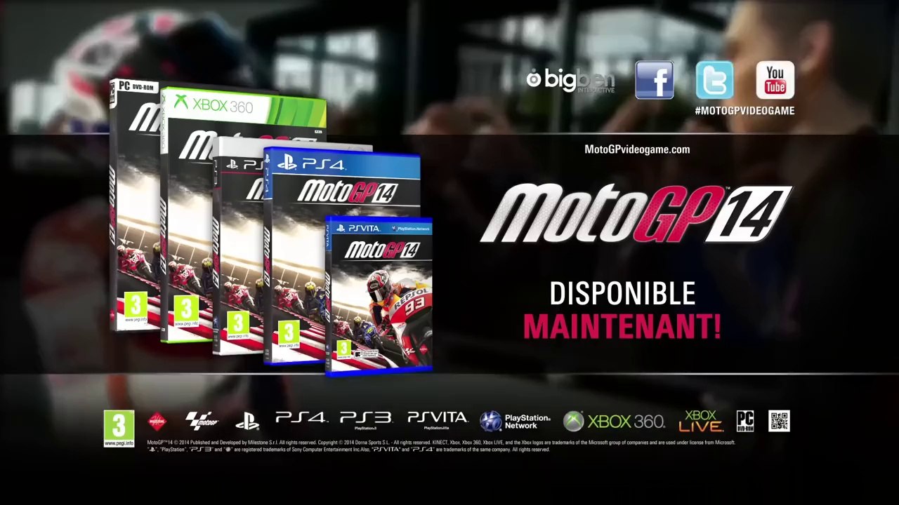 Pub de jeu vidéo - MotoGP 14 spot publicitaire