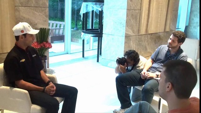 Spider da Indy, Castroneves manda recado à Anderson Silva