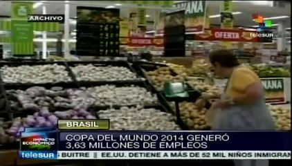 Mundial de Fútbol ha beneficiado la economía brasileña, según estudio