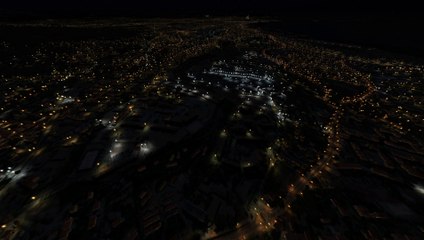 Night Environment France - Marseille Demo Flight