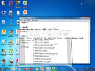 HTML In Urdu/Hindi Class 24