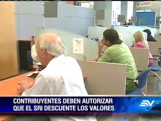El SRI podrá debitar los impuestos de las cuentas bancarias