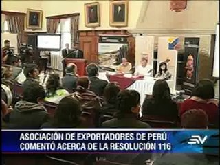 Perú pone aranceles a productos ecuatorianos