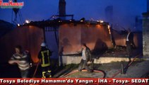 Tosya Belediye Hamamında Yangın