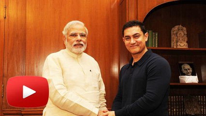 Aamir Khan Meets PM Narendra Modi - CHECKOUT