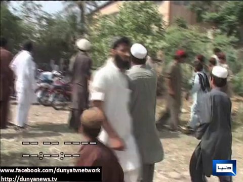 Dunya news- IDPs in Bannu protest against mismanagement during food distribution