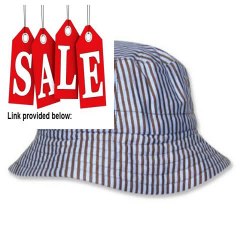 Cheap Deals Trend Lab Bucket Hat, Blue/Chocolate Brown Review