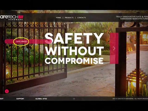 Gate Hinges Heavy Duty - Safetech Hardware