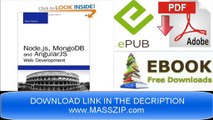 [Download eBook] Node.js, MongoDB, and AngularJS Web Development [PDF/EPUB]