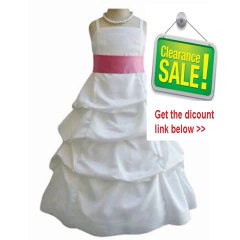 Cheap Deals Classykidzshop Baby-girls Satin Spaghetti Strap Pageant Dress Review