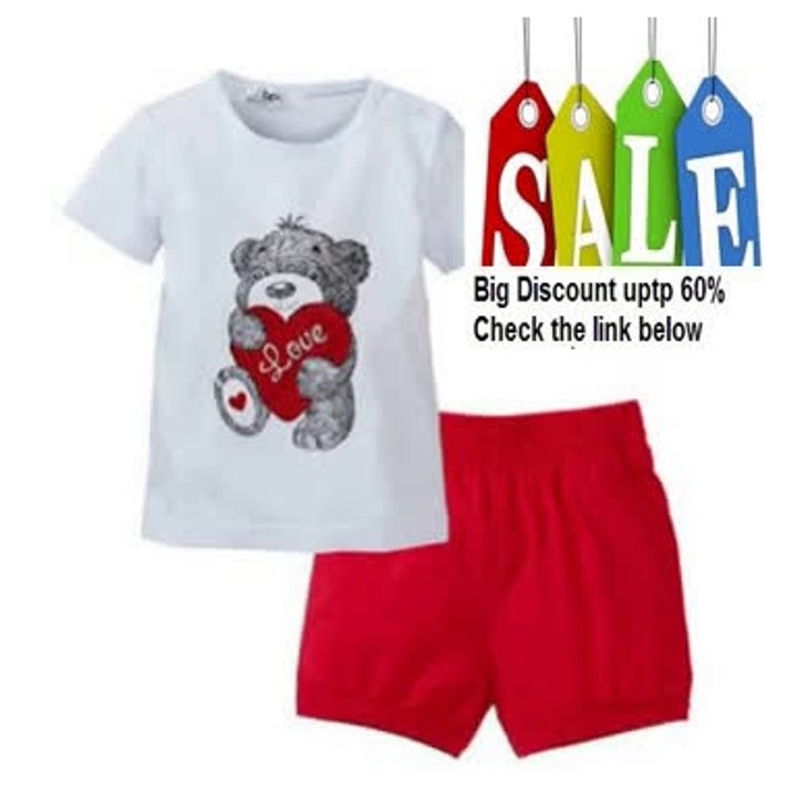 Cheap Deals Urparcel Baby T-shirt Tops Short Sleeve Top Shorts Pants Heart Bear Outfit Set Review
