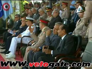 طنطاوى  فى إحتفال "الكلية الحربية" وكرسى السيسى "فارغاً"