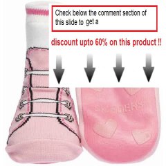 Cheap Deals Pink Sneaker Skidders Baby Gripper Socks Review