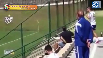 Mondial 2014: Messi et Aguero réinventent le tennis-ballon