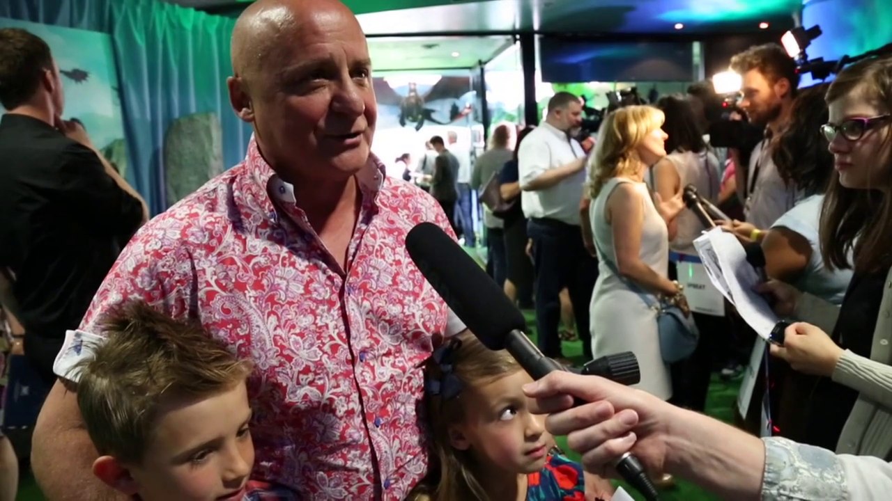 Aldo Zilli on the red carpet for How To Train Your Dragon 2