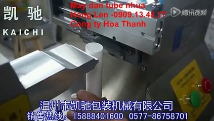 Máy dán đáy tuýp mỹ phẩm, dược phẩm, máy hàn đáy tube nhựa bằng sóng siêu âm