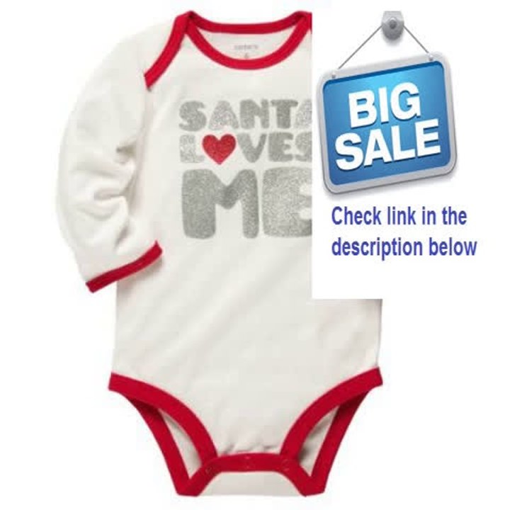 Cheap Deals Carter's Unisex-baby Long Sleeve Christmas Bodysuit Review