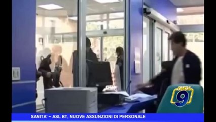 Sanità | ASL BT, nuove assunzioni di personale