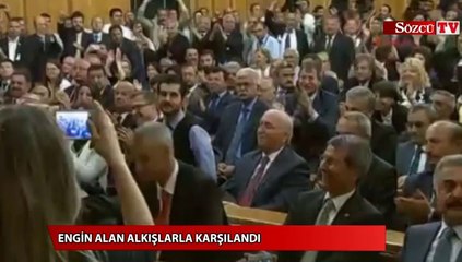 Engin Alan alkışlarla karşılandı
