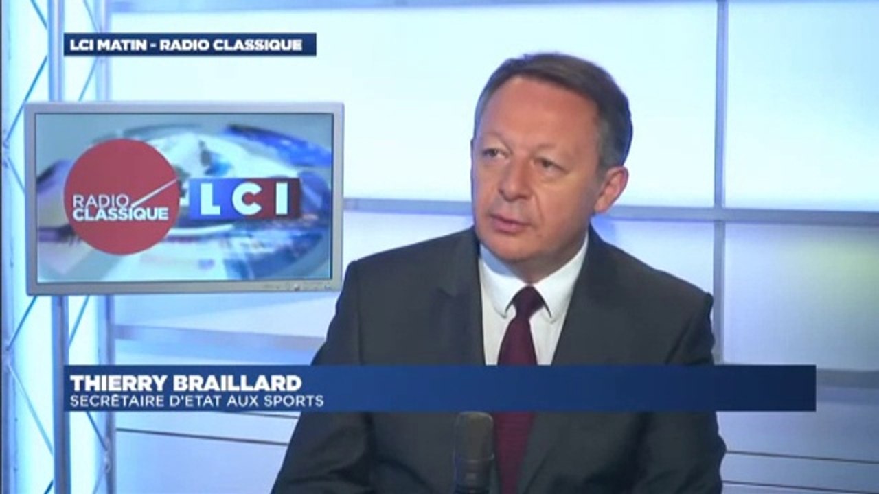 Thierry Braillard Secrétaire d'Etat aux Sports invité politique sur LCI