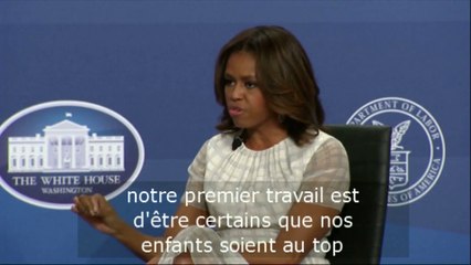 Michelle Obama : "La priorité, c'est que nos filles soient au top"