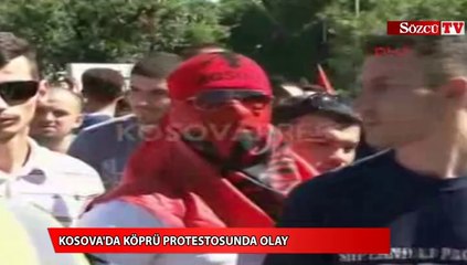 Kosova'da köprü protestosunda olay