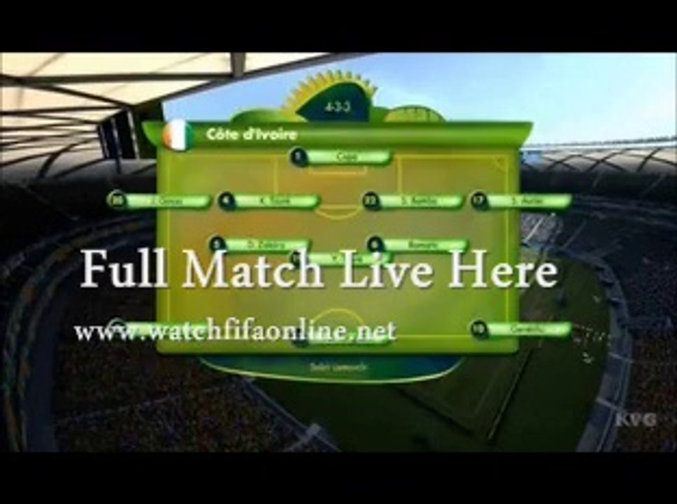 Watch Greece vs Cote d'Ivoire Live Here