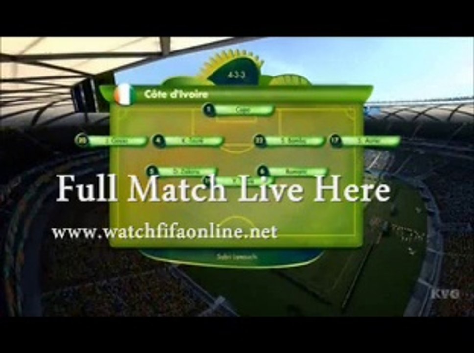 Watch Greece vs Cote d'Ivoire Football Online