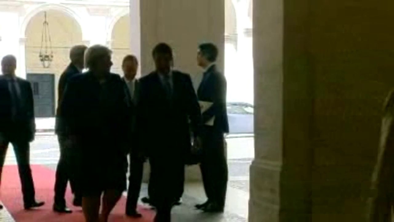 Roma - Incontro Renzi - Solberg (23.06.14)